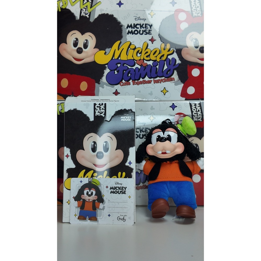 POPMART Mickey Family Together Cute Keychain Series - Goofy